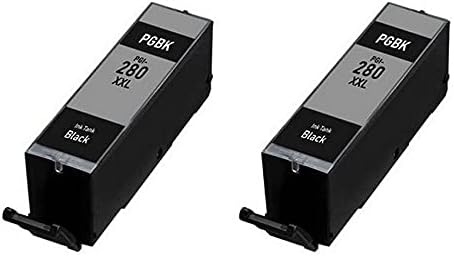 Miniatura 2 de Repuesto compatible para Canon PIXMA TR-75208520TS-6120812091209521 Negro Super High Yield Inkjet (2PK-25.7ML) (PGI-280XXLBK) (2075C001_2PK)