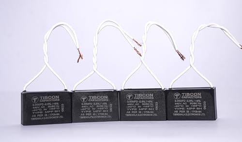 Image of Spinxx 2 MFD 440V Tibcon Capacitor for Ceiling Fan & Mini Cooler Motor (Pack of 5)
