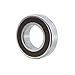 Coshar 2 Packs DXY6005 Bearing Steel and Double Rubber Sealed Bearings 1.9x1.9x0.5 One-Way Clutch Bearing Deep Groove Ball Bearings for Washing Machine