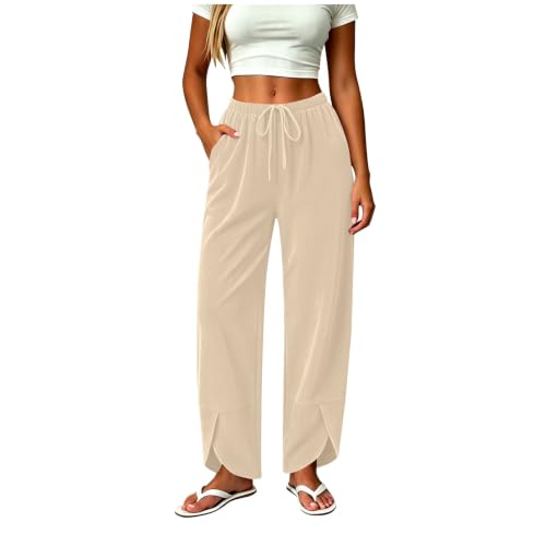 Pantalon large en velours côtelé femme pantalon décontracté bas évasé