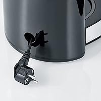 SEVERIN 4846-000 KA 4846 Kaffeemaschine TYPE, 1000, Kunststoff, 1 Liter, Edelstahl-gebürstet-schwarz – Ansicht 5