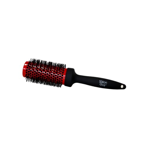 Thesalonguy 2.5” Ion Infused Ceramic Round Brush For Blowout Styling, Fix Dry Or Damaged Hair, Adds Volume, Removes Frizz And Smoothes For All Hair Types #TOP24