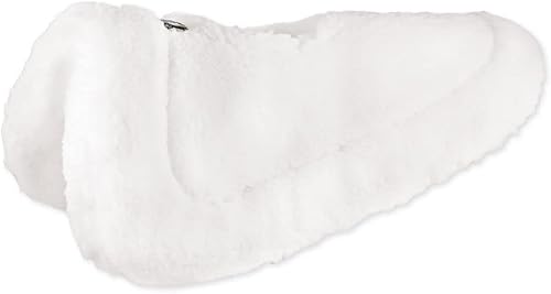 Media almohadilla de forro polar y espuma viscoelástica con alivio de marchita, absorción de impactos mejorada, promueve la comodidad de la espalda, disponible en Yaxa Peru