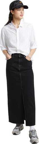 Miniatura 3 de G-Star Para Mujer Falda Viktoria Long, Negro Worn In Black Obsidian D24385-D772-G756 , 28