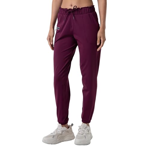 Image of Haowind Joggers for Women with Pockets Elastic Waist Workout Sport Gym Pants Comfy Lounge Yoga Running Pants
