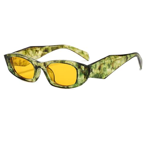 Lunettes de soleil de course à pied punk jaune pour sport outdoor