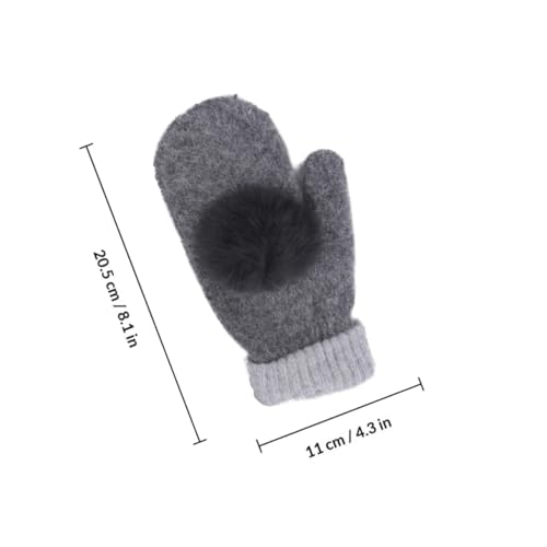 Guantes de cachemira para mujer YARNOW con forro polar elastico 2