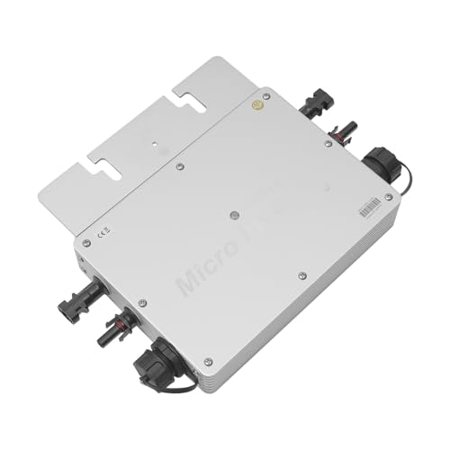 Image of Solar Micro Inverter, 600w Solar Grid Tie Micro Inverter IP65 Waterproof with AC Data Monitoring Display Screen for 30v 36v Solar Panel (600w)