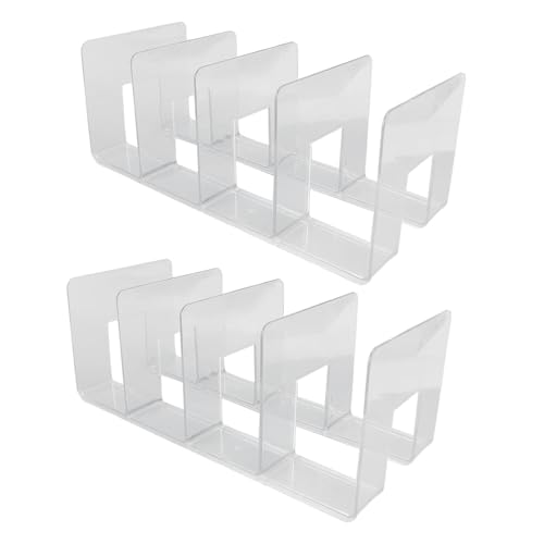 Trieur de fichiers de bureau en acrylique anti-glisse pour ranger vos documents sans encombre