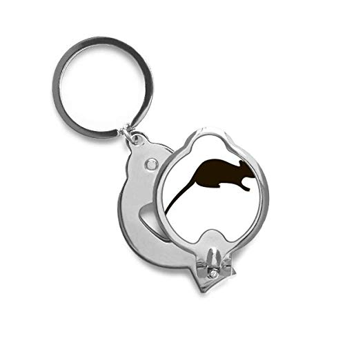 Souris noire animal ongle cutter portable pour votre trousse de toilette et voyage