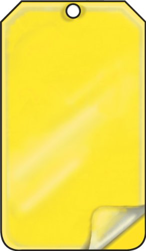 Étiquettes vierges auto-plastifiantes unies 14,5x8,3 cm Accuform MDT524LCP x25