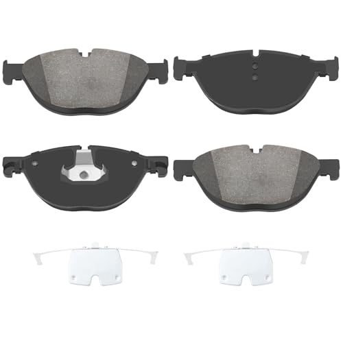 Image of D1409 Front Ceramic Brake Pads Kit Fit For BMW 528i 2012-2013, For 528i xDrive 2012-2013, For 535i GT 2010-2017, For 535i GT xDrive 2011-2017, For 550i 2011-2016