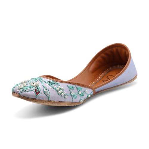 Women’s Embellished Jutti Pakistani Wedding Khussa Punjabi Juti