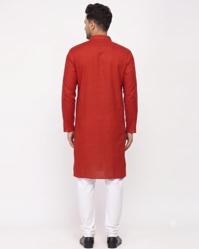 Image of Men's Digital Printed Kurta for Festival Navratri Pooja