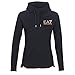 Produktbild Emporio Armani EA7 Womens Train CORE Lady W 3/4 Hoodie Schwarz/Rose / Gold Sweatshirts XL