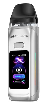 Geek vape DIGI Max R �|�b�h�L�b�g �M�[�N�x�[�v �d�q�^�o�R VAPE 5ml 3000mAh 5ml Max 80W meihen �x�C�v�o���h�Z�b�g (Moon Silver)