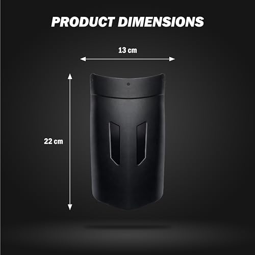 Image of OBEROI'S TRADERS Universal Front Fender Extender Mudguard | Heavy-Duty Matte Black | Mounting Screws | Compatible with Fit All Bikes & Motorcycles