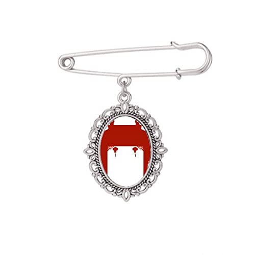 Broche de culture pour robe chemise et châle accessoire taille M