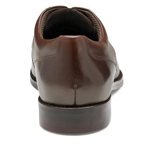Johnston & Murphy Men's Lavoy Moc Toe Lace-Up Oxford, Mahogany Full Grain, 13 M3