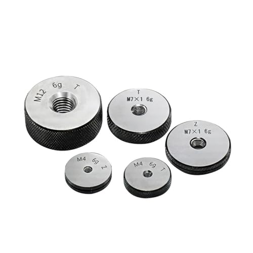 Calibrador de roscas métricas M36x2 con precisión 6g miniatura 3