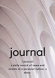 Geometric Cathedral Ceiling Journal, Blank Lined Pages: tranquil, inspiring, vibey blank lined journal