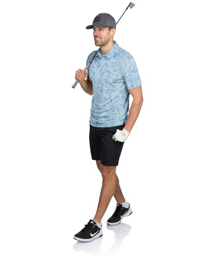 Three Sixty Six Quick Dry Golf Shirts for Men - Moisture Wicking Short-Sleeve Casual Polo Shirt - Thumbnail 4