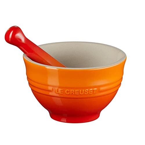 LE CREUSET 300ml Mortar & Pestle Flame -Global 4c...
