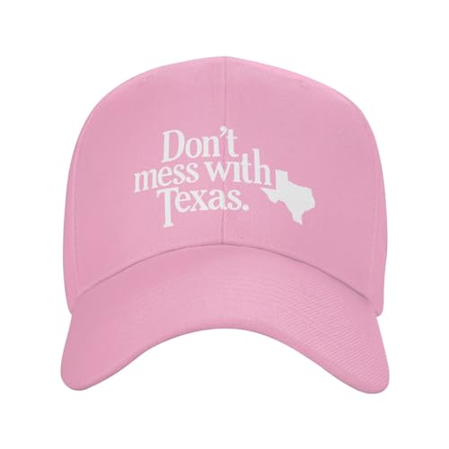Dont Mess with Texas Casual Baseball Cap Unisex Comfortable Sports Hat Black Outdoor Uv Protection Sun Hats2