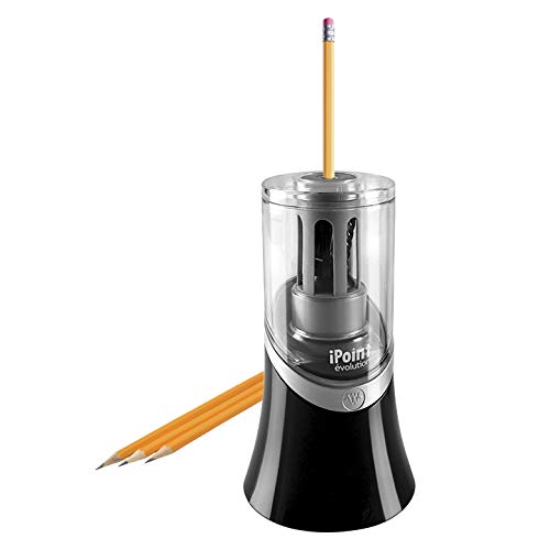 Westcott 14888 iPoint Evolution Electric Pencil Sharpener, Black and Silver by Westcott - Image 2