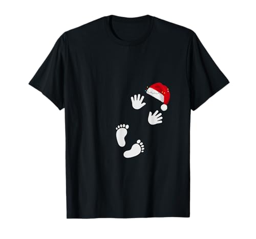 Pregnancy Christmas Bump Tee Maglietta
