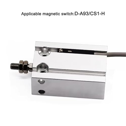 Cilindro neumático CDU16 con carrera de 10mm y pistón pequeño de montaje libre 4