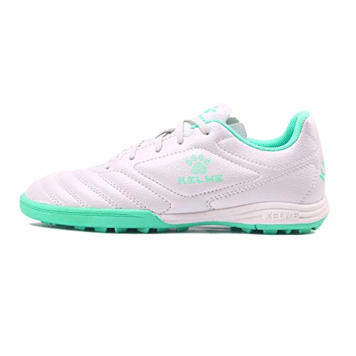 Kelme Botas de fútbol para hombre al aire libre zapatos de entrenamiento profesionales zapatos deportivos niños adolescentes botas de fútbol, Verde 10., 40 EU