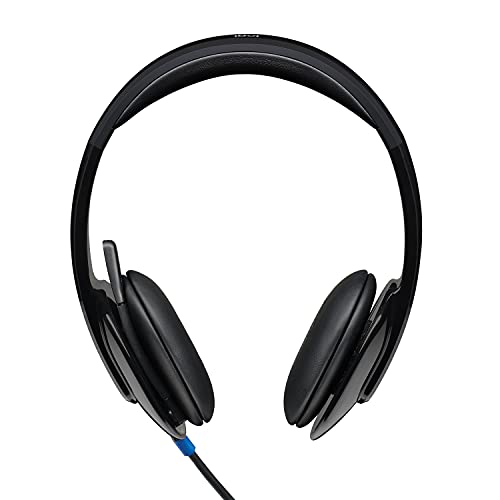 Logitech H540 Stereo Wired Headphones On Ear Headphones With Mic With Noise-Cancelling Usb, On Ear Controls, Mute Indicator Light, Pc/Mac/Laptop -... - Image 3