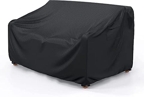 Mrrihand 3-Seater Outdoor Patio Sofa Cover Waterproof 104"W×40"D×35"H Black — $28.99 (15% off)