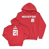 NIL Store Emanuel Sharp Houston Men's Basketball Red Sideline Hoodie