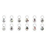 [Girafurk] 僕のヒーローアカデミアキーホルダーキーホルダーヒロアカキーホルダー緑谷出久松戸轟焦凍コスプレシリコンカーキーホルダークリエイティブファッションキーホルダージュエリーコスプレ小道具ギフトギフト(12個)