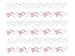Pink & White Floral Vine Strip Nail Stickers/Decals