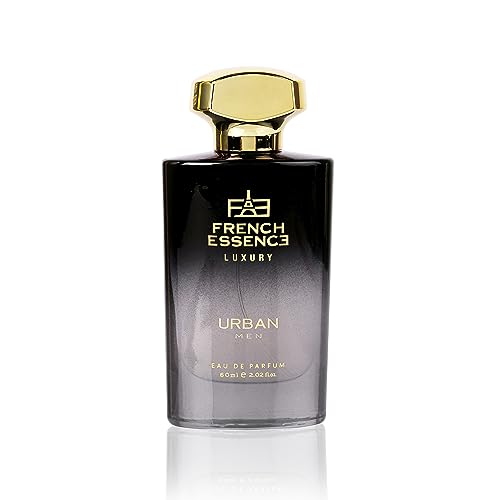 FRENCH ESSENCE Luxury Urban Perfume For Men, 60 Ml | Aerosol|Woody, Leather Long Lasting Edp Fragrance Scent
