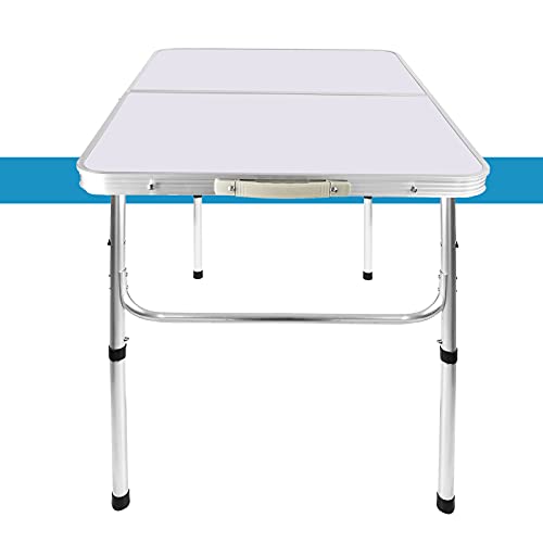 Table pliante réglable de 0,9 m pour sol irrégulier de camping