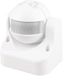 PIR Motion Sensor Switch 160° Detection Angle 10A 1200W Load Capacity Automatic On Off No Dead Zones for Hallway Staircase Bathroom Garage IP44 Waterproof Adjustable 10m Range Energy Saving