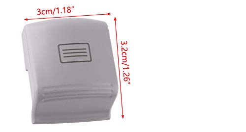 beler Grey Sunroof Window Switch Button Fit for Mercedes-Benz S-Class W204 W221