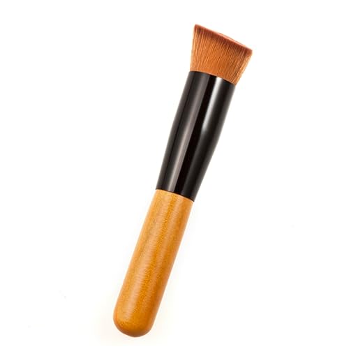 FRCOLOR Brush Makeup Foundation Cosmetics Brush Face Blending Tool 12.3cm Long Random Color