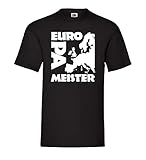  Shirt84.de - Camiseta para hombre, diseño de Eurocopa de Alemania 2012 Negro XXL