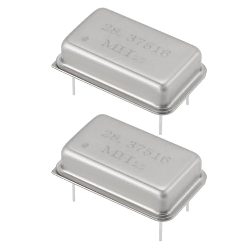 ECSiNG 2Pcs Rectangular 4P 28.37516MHz Direct Plug Crystal