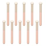 10 Pcs Makeup Applicators, Concealer Sponge With Handle, Round Mushroom Makeup Brushes, Soft Fluffy Face Blenders & Sponges Applicator For Women Girls (Pink)