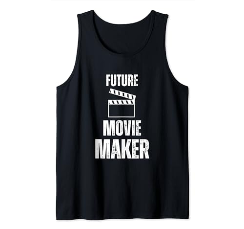 Vintage Future Movie Maker For Student Producer Filmmaker Tank Top
