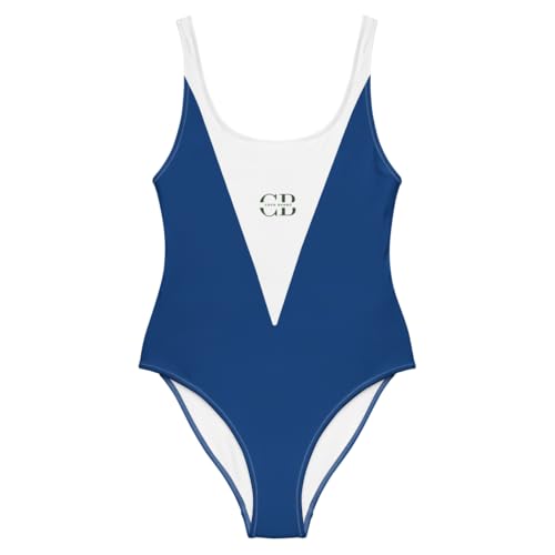 COCO BAMBÚ - Bañador Mujer Bleu Silhouette (XS - 3XL) con Protección Solar (FR/ES, Letras, 3XL, Regular, Regular, Bleu Commande)