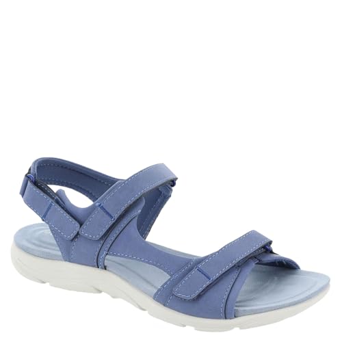 Easy Spirit Women's Lake3 Flat Sandal, English Manor, 7.5 Narrow