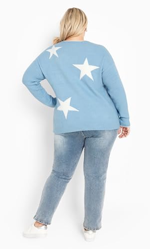 Image of Avenue Women's Plus Size Miley Star Sweater