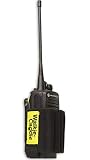 Walkie Caddie (Yellow) - Accessory Pouch for Walkie Talkies | for Motorola CP 200 and Most Other Wal